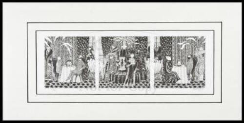 Limited edition Signals print - signed by Edward Gorey