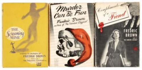 Three mystery titles by Fredric Brown