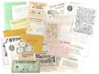 Large selection of 1960s social movement ephemera