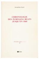 Chronologie Des Ecrivains Beats Jusqu'en 1969