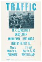 Bill Graham Presents in San Francisco: Traffic / H.P. Lovecraft / Blue Cheer...Filmore / Winterland