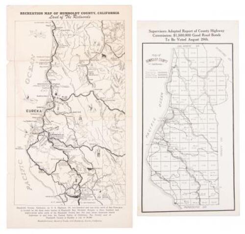 Two maps of Humboldt County