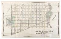 Map of the Patterson Colony Sub-Tract No. One. Showing the Town of Patterson. Scale: 800 feet to inch