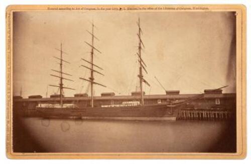 Clipper Sailing Ship At Oakland Wharf