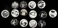 Buttons - fourteen buttons of Edward Gorey illustrations