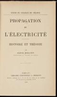 Propagation De L'Electricite; Histoire et Theorie