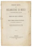 Comision mixta de reclamaciones de Mexico y los Estados-Unidos. Tadeus Amat, obispo de Monterey, y Joseph S. Alemany, arzobispo de San Francisco, contra Mexico. Reclamacion num. 493