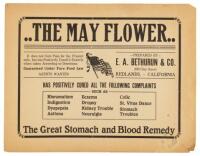 The May Flower. It Does Not Cure Pain for the Present Only, but Has Positively Cured It Entirely When Taken According to Directions