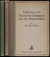 Three works by Max Planck