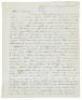 Autograph Letter Signed by the Wife of a Black Missionary Pastor of the Presbyterian Church at Monrovia, Liberia