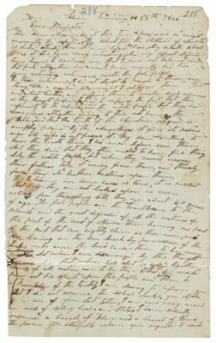 Autograph Letter Signed from an African-American emigrant teacher in Liberia