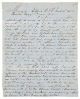 Autograph Letter Signed from a freed slave who became a missionary emigrant to Liberia