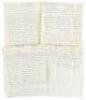 Two Autograph Letters Signed by O. K. Canfield, white missionary teacher in Liberia