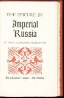 The Epicure in Imperial Russia