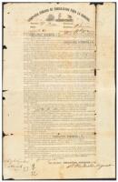 Contract of a Chinese slave/indentured servant in Cuba, in Spanish and Chinese