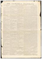 The Tri-Weekly Telegraph. Vol. XXVIII -- No. 110 Houston. 
Friday, November 28, 1862. Whole No. 3605