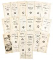 Collection of Early 20th century Automobile Club of Southern California maps