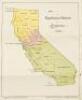 Sheet with six color maps, one of San Francisco, the others of California, showing electoral districts - 5