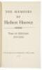 The Memoirs of Herbert Hoover: Years of Adventure, 1874-1920 - 3