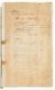 Manuscript ledger for a store in Sacramento in mid-1850s - 2