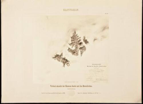 Santorin. Die Kaimeni-Inseln