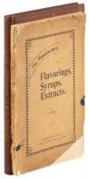 Sulz's Compendium of Flavorings [with] The Manufacturing of Flavorings, Syrups, Extracts