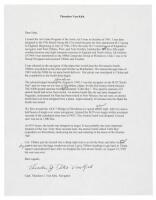 Typed Letter Signed by the Navigator of the Enola Gay