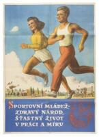 Three Czechoslovakian posters on sport