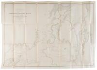 Map of the Shoshone Geyser Basin, West End of Shoshone Lake, Yellowstone National Park