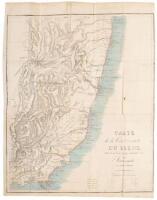 Carte de la côte orientale du Brésil entre le 15&deg; et le 23&deg; degré de latitude australe