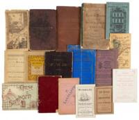 A collection of recipe pamphlets from the late 19th century