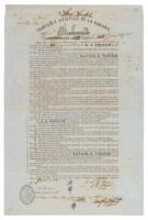 Contract of a Chinese slave/indentured servant in Cuba, in Spanish and Chinese