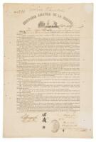 Contract of a Chinese slave/indentured servant in Cuba, in Spanish and Chinese