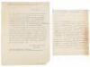 Signed letter from Claude Fauchet, 1783