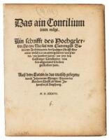 Das ain Concilium irren möge. Ain schrifft des Hochgeler... Herren Nicolai von Clamengijs... der hailigen schrifft Doctors welche er an ainen gelerten von Paris vor hundert jaren zur zeyt des Costentzer Conciliums...