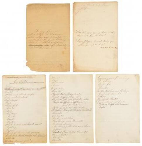 Original manuscript of Mrs. Rorer's Philadelphia Cook Book - published in 1886