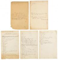 Original manuscript of Mrs. Rorer's Philadelphia Cook Book - published in 1886