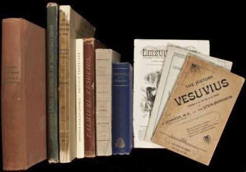 Ten volumes, plus a small collection of booklets and offprints, and other materials about Mount Vesuvius