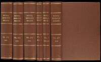 The National Geographic Magazine - eighteen volumes of bound reprints, Volumes I-XVIII