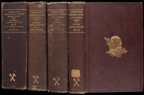 Annual Reports of the United States Geological Survey to the Secretary of the Interior - twelve volumes