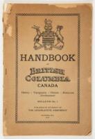 Handbook of British Columbia, Canada: History, Topography, Climate, Resources, Development