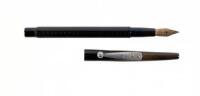 No. 22 Black Hard Rubber Fountain Pen, Clip, Original Box