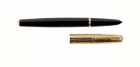 Parker 51 Fountain Pen, Gold-Filled Heritage Cap, with Box