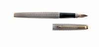 Parker 75 Fountain Pen, Sterling Silver, Cisele Pattern, First Year