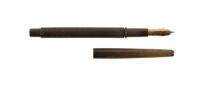 No. 22 Taper-Cap Black Hard Rubber Fountain Pen, Smooth
