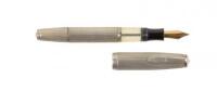 No. 1302 Sterling Silver Fountain Pen, Engine-Turned Pattern