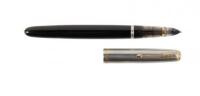 Parker 51 Fountain Pen, Demonstrator, "Wedding Band" Cap, 1948