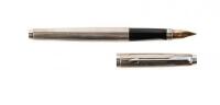 Parker 75 Fountain Pen, Sterling Silver, "Godron" Pattern, French