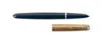 Parker 51, Midnight Blue, Gold-Filled Cap, Blue Diamond Clip