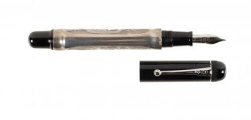 Omaggio ad Armando Simoni Sterling Silver Limited Edition Doctor’s Fountain Pen